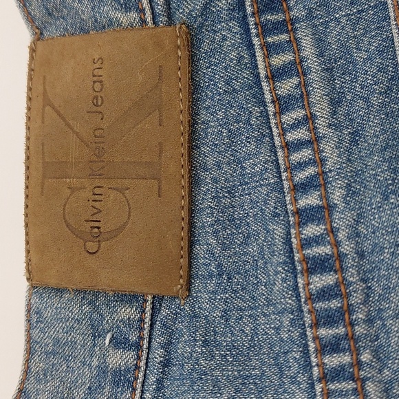 Calvin Klein Women's Size 10 Jeans Demin Blue Y2K Straight - Picture 6 of 13